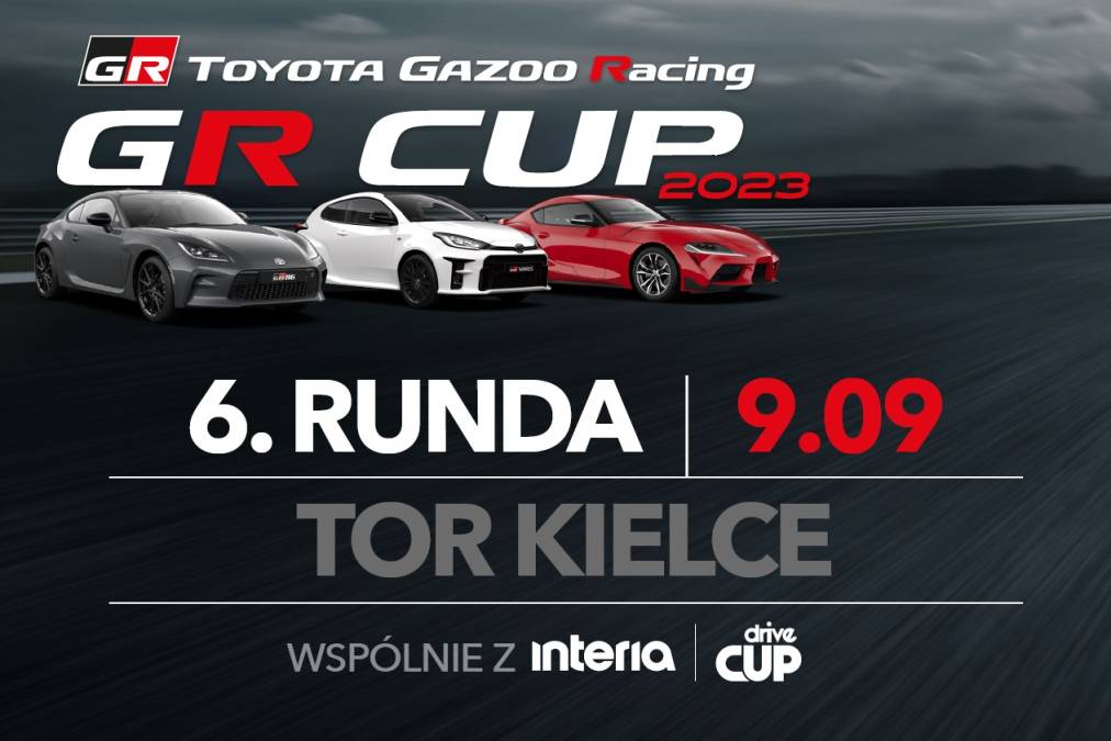 Informacje i zapisy do 6. rundy TOYOTA GR CUP - 9.09.2023 Tor Kielce